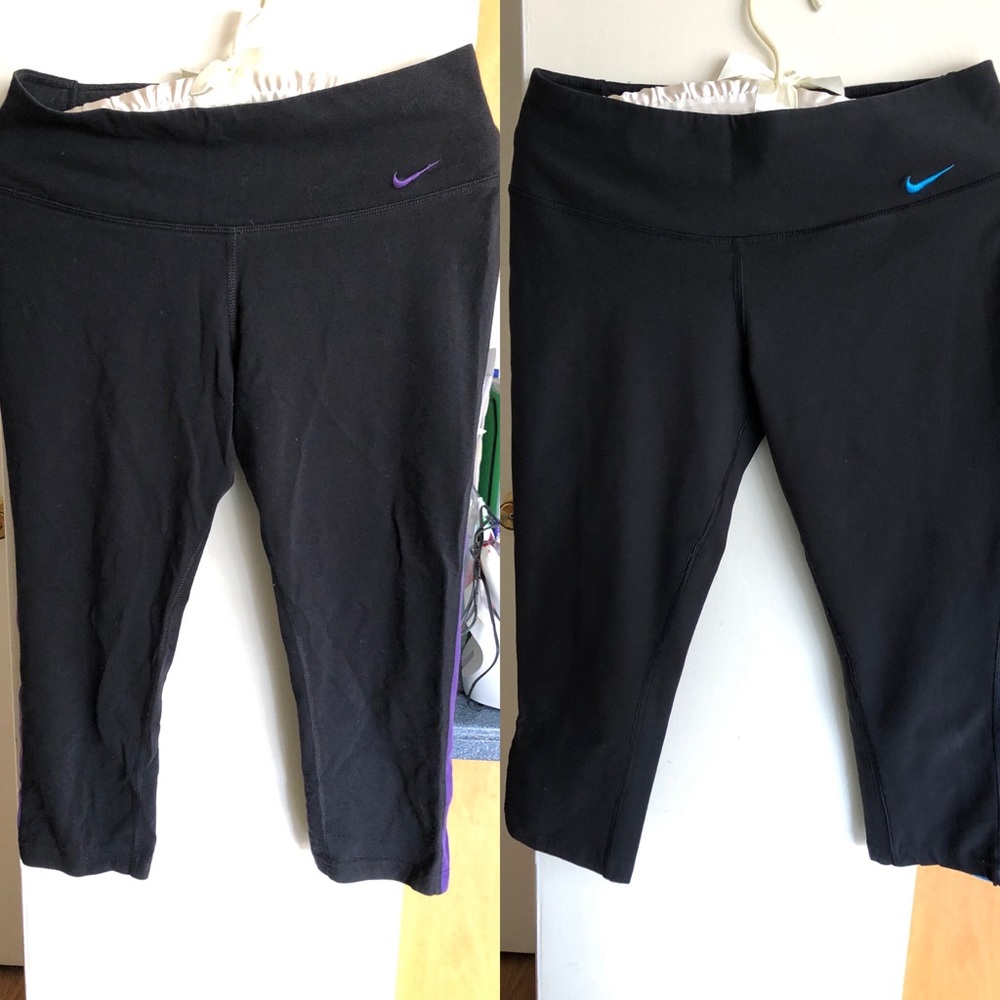 2 Pairs Cropped Nike Tights